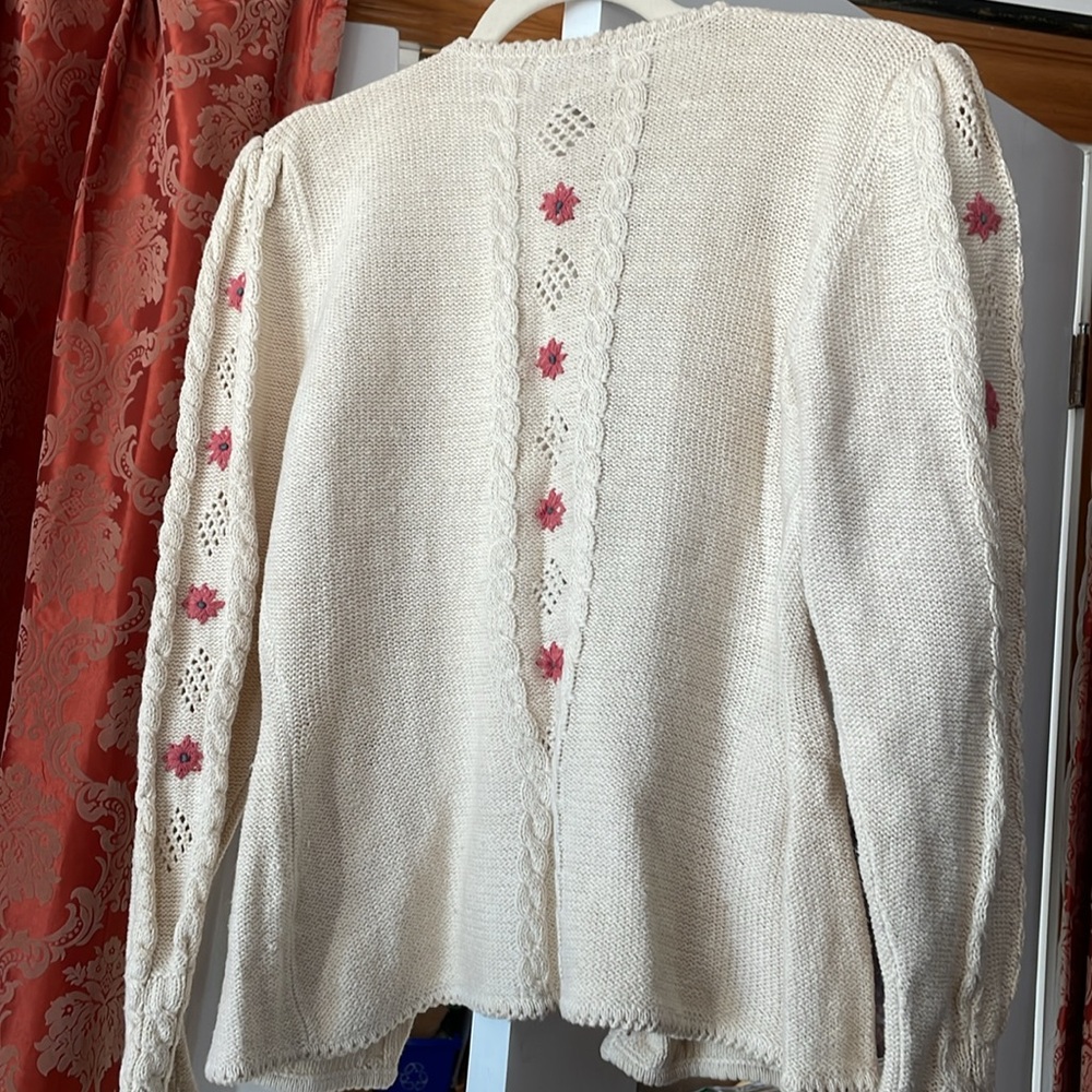 On hold for M 💎 Classy vintage 17.5”PTP Fair isle S light Aran Irish French Par… - Picture 15 of 15
